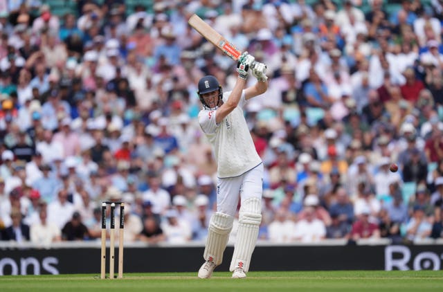 Zak Crawley batting for England