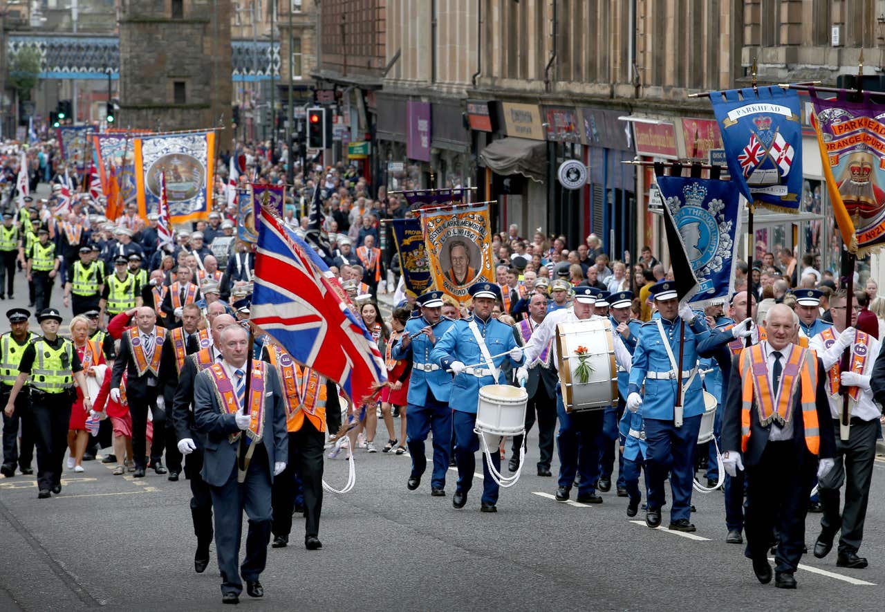 Orange Order march expected to substantially raise tensions, police