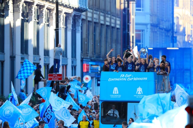 Manchester City Trophy Parade