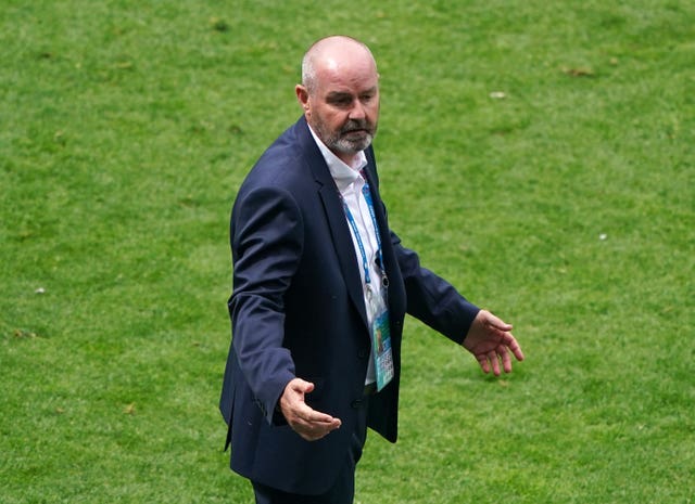 Steve Clarke was without a key player for his side's Euro 2020 opener