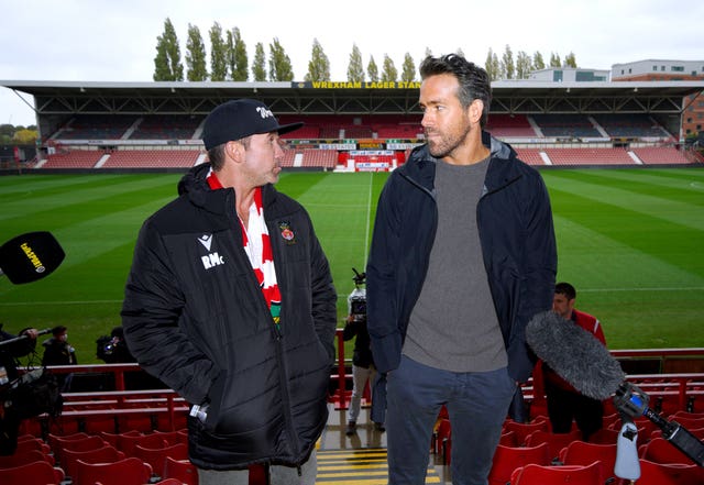 Ryan Reynolds and Rob McElhenney dreaming of taking Wrexham into Premier League PLZ Soccer