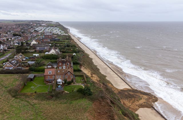 Norfolk cliff collapse