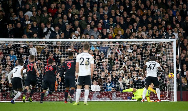 Huddersfield goalkeeper Jonas Lossl saved an Aboubakar Kamara penalty while the scoreline was goalless