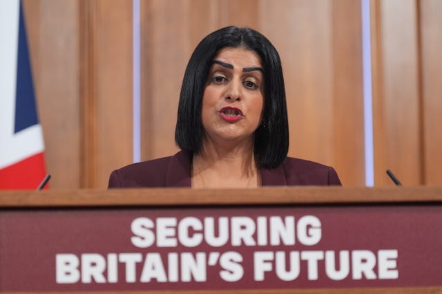 Justice Secretary Shabana Mahmood