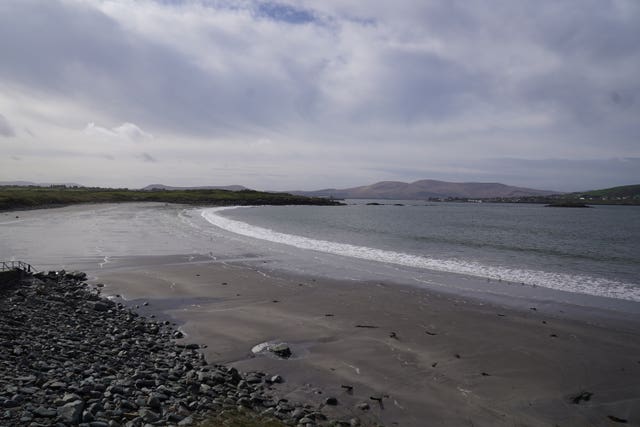 A view of the beach at White Strand, Caherciveen
