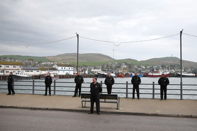 Andrew Black funeral cortege