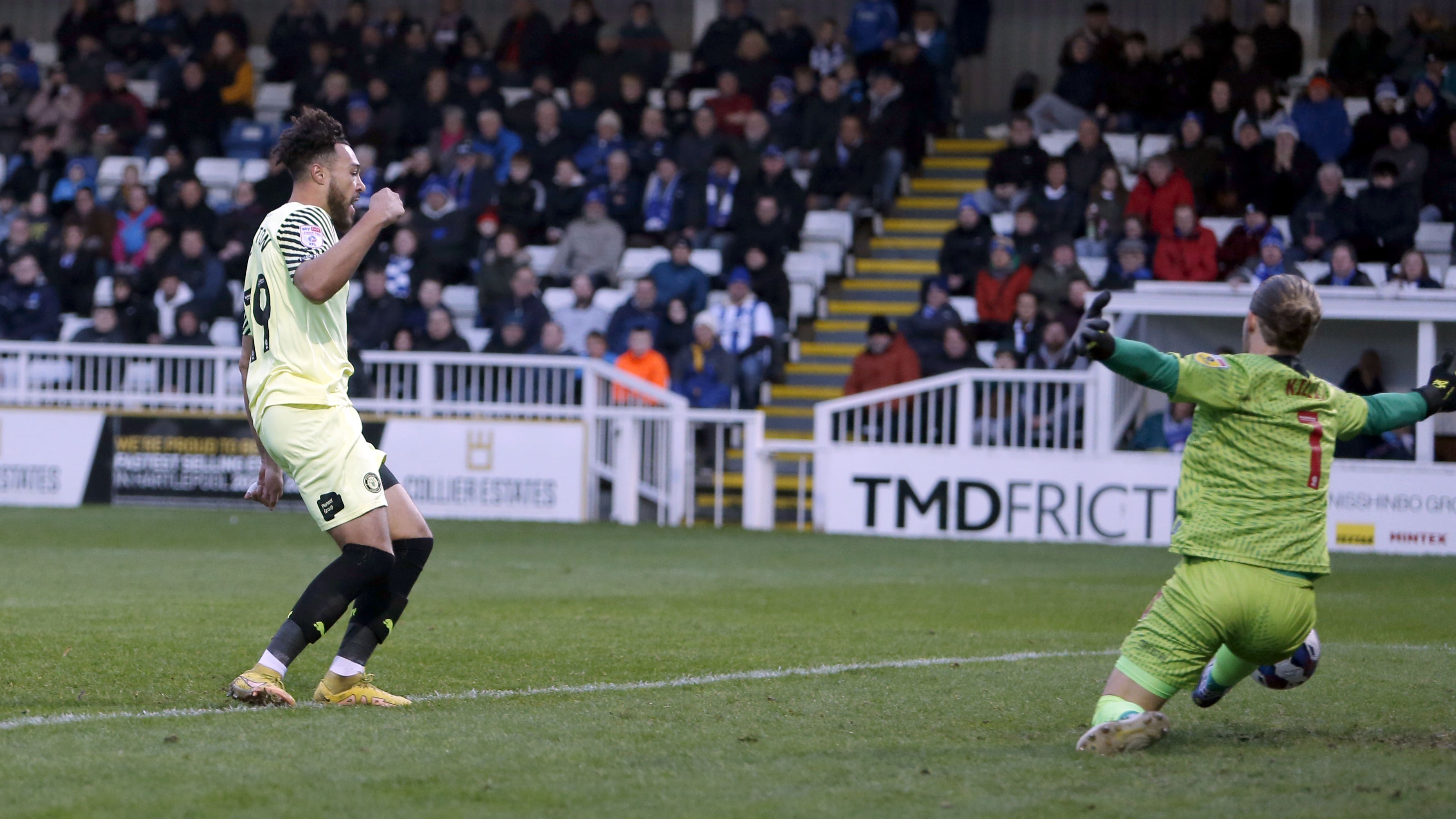 Kyle Wootton scored twice for Stockport (Will Matthews/PA)