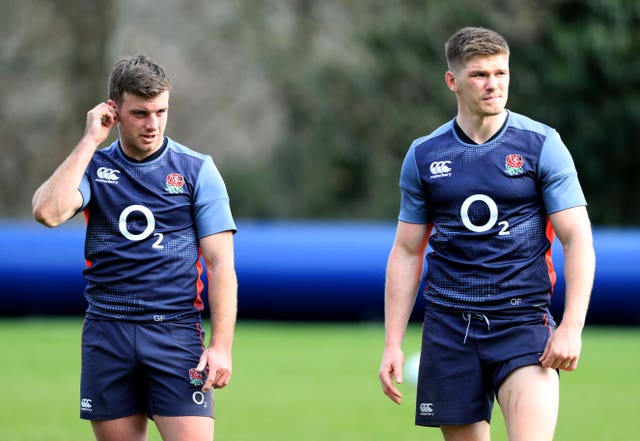 George Ford, left, and Owen Farrell will start on Sunday 