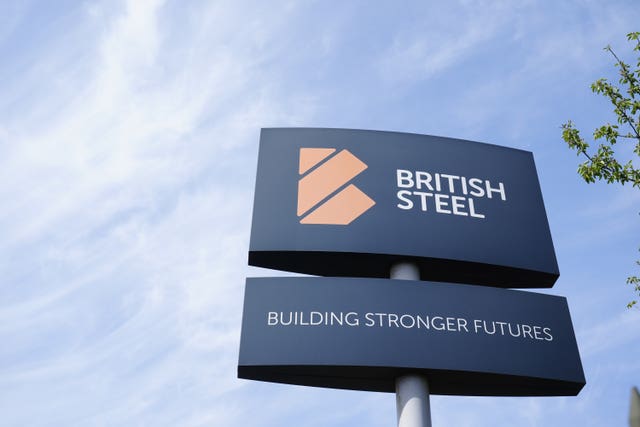 British Steel signage