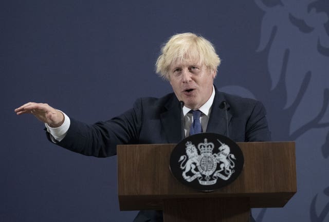 Prime Minister Boris Johnson 