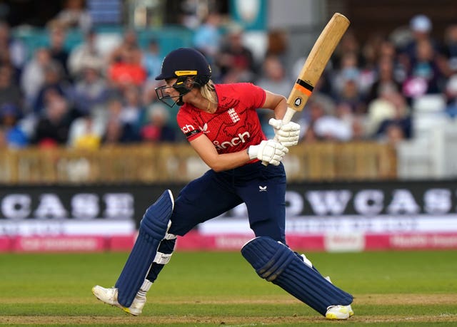 Freya Kemp entered the record books with her unbeaten 51 against India.