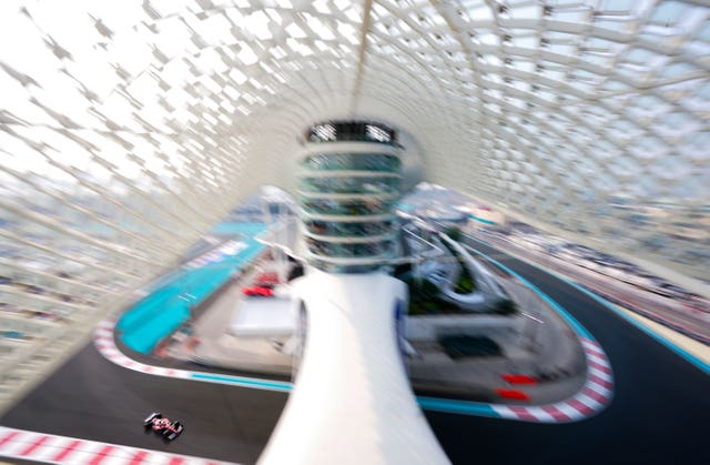 A general view of the Yas Marina Circuit 