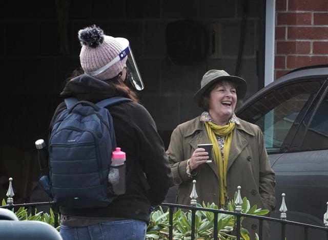 Vera filming in Tynemouth