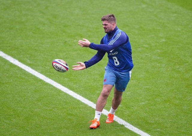 France’s Gregory Alldritt during a captain’s run