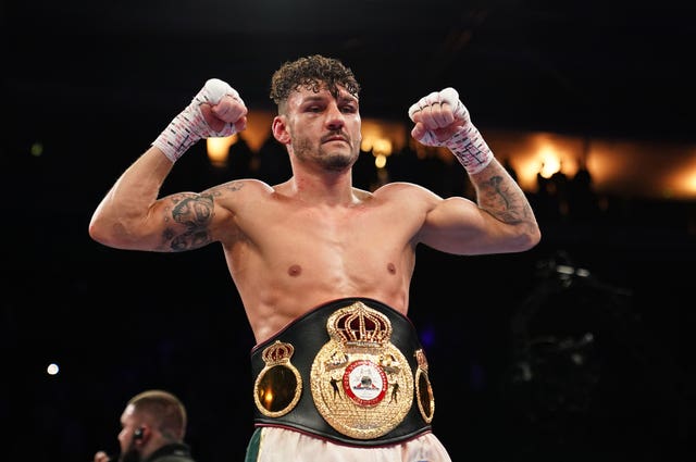 A fight against WBA 'regular' champion Leigh Wood is not at the top of Warrington's wish list if he wins this weekend (Zac Goodwin/PA)