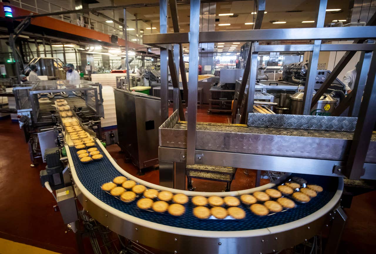 In Video Inside the factory that makes 720 mince pies a minute