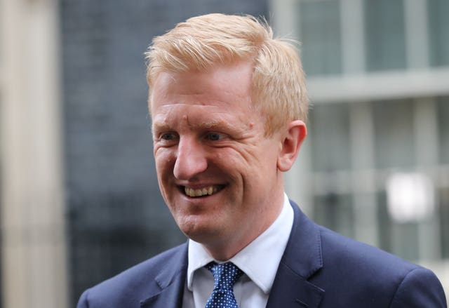 Culture Secretary Oliver Dowden is planning for football's return 