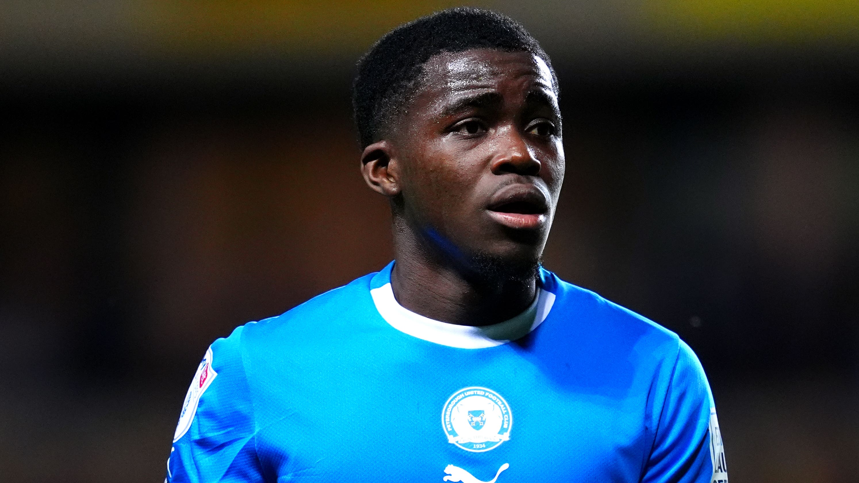 Kwame Poku hit a hat-trick for Peterborough (Adam Davy/PA)