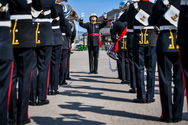 40 Commando Royal Marines parade