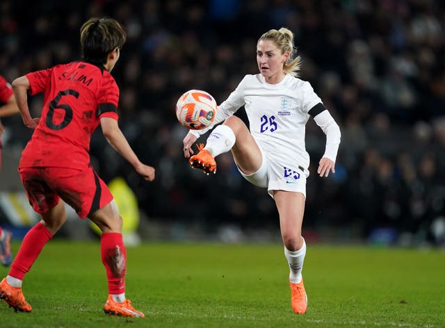 Coombs' appearances against South Korea and Italy were her first England caps since 2015 (Mike Egerton/PA) 