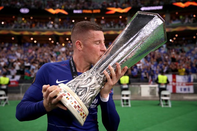 Ross Barkley won the Europa League with Chelsea