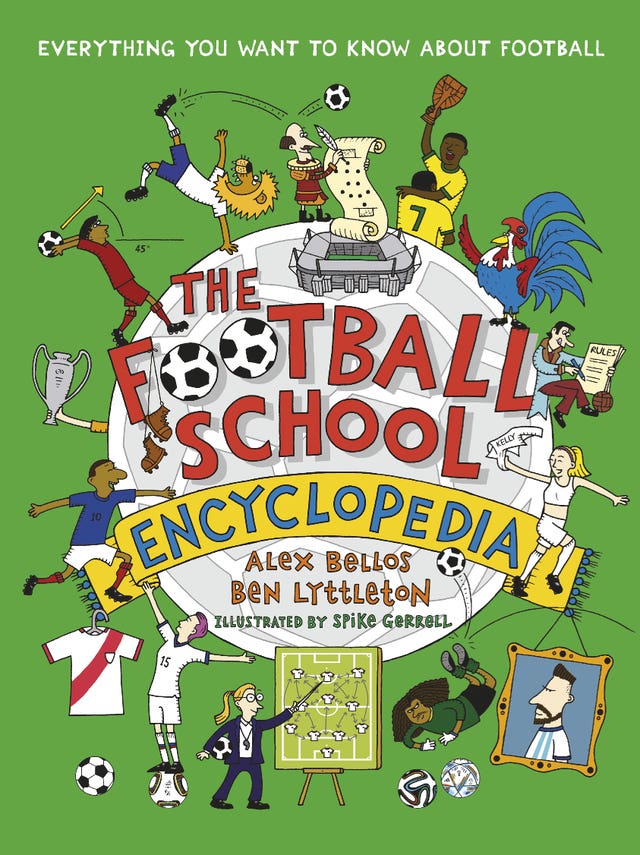 The front page of 'The Football School Encyclopedia'