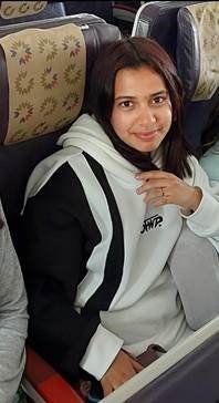 Fifteen-year-old Houda, one of two teenage girls from Morocco who have been reported missing to police in London