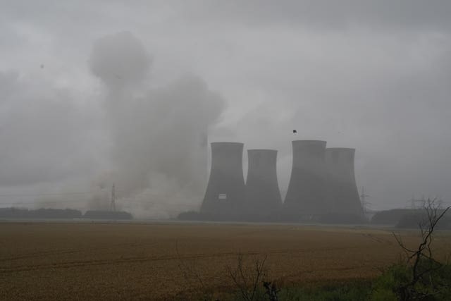 Eggborough Power Station demolition