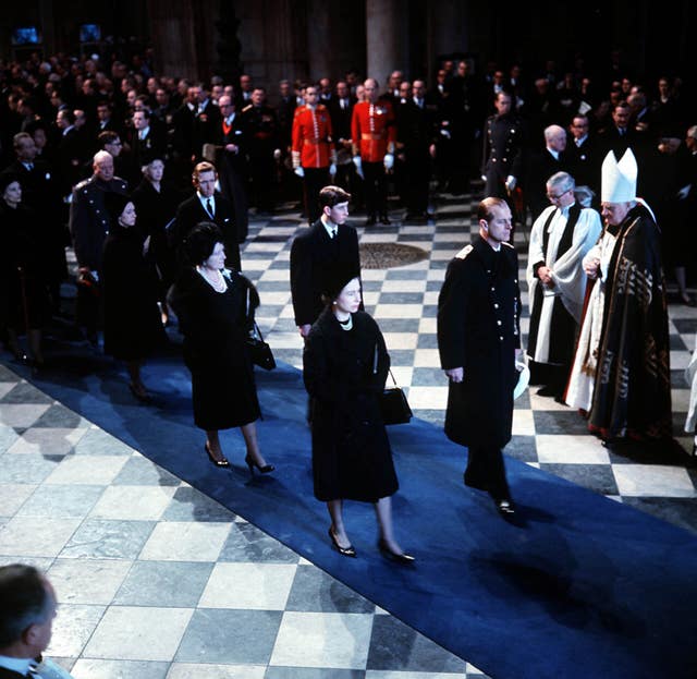 Politics – State Funeral of Sir Winston Churchill – St Paul’s Cathedral, London