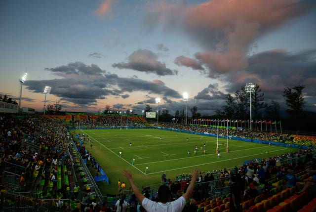 Rugby sevens action at the 2016 Rio Olympic Games