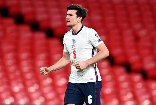 Harry Maguire will be hoping to overcome an ankle injury to play in the opening game.