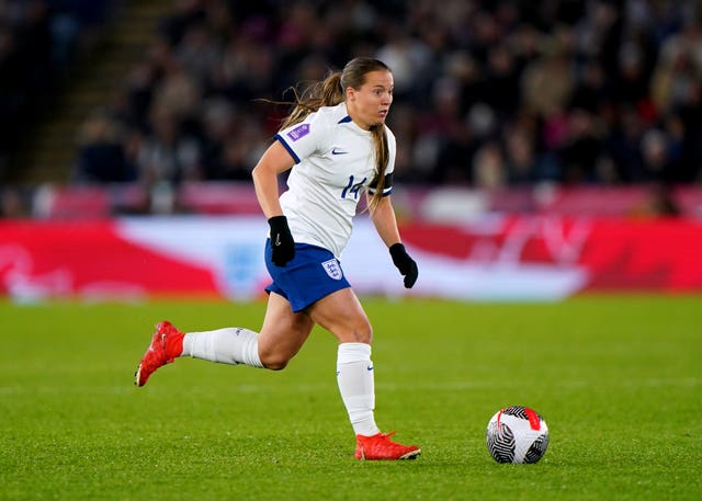 Fran Kirby in action for England v Belgium