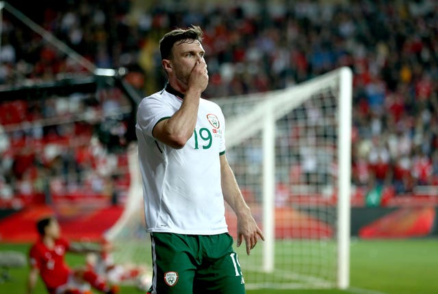 Republic of Ireland striker Scott Hogan