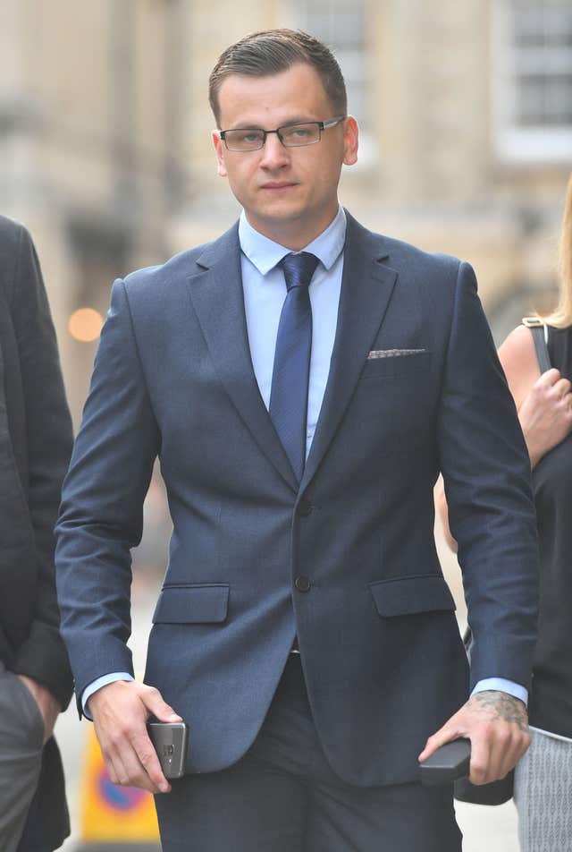 Ryan Hale arrives at Bristol Crown Court 