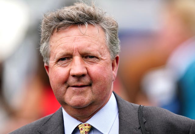 Trainer Tim Easterby watched the race from York