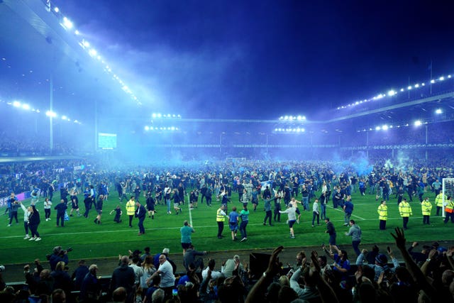 Confrontational pitch invasions became a worrying trend in English football at the end of last season