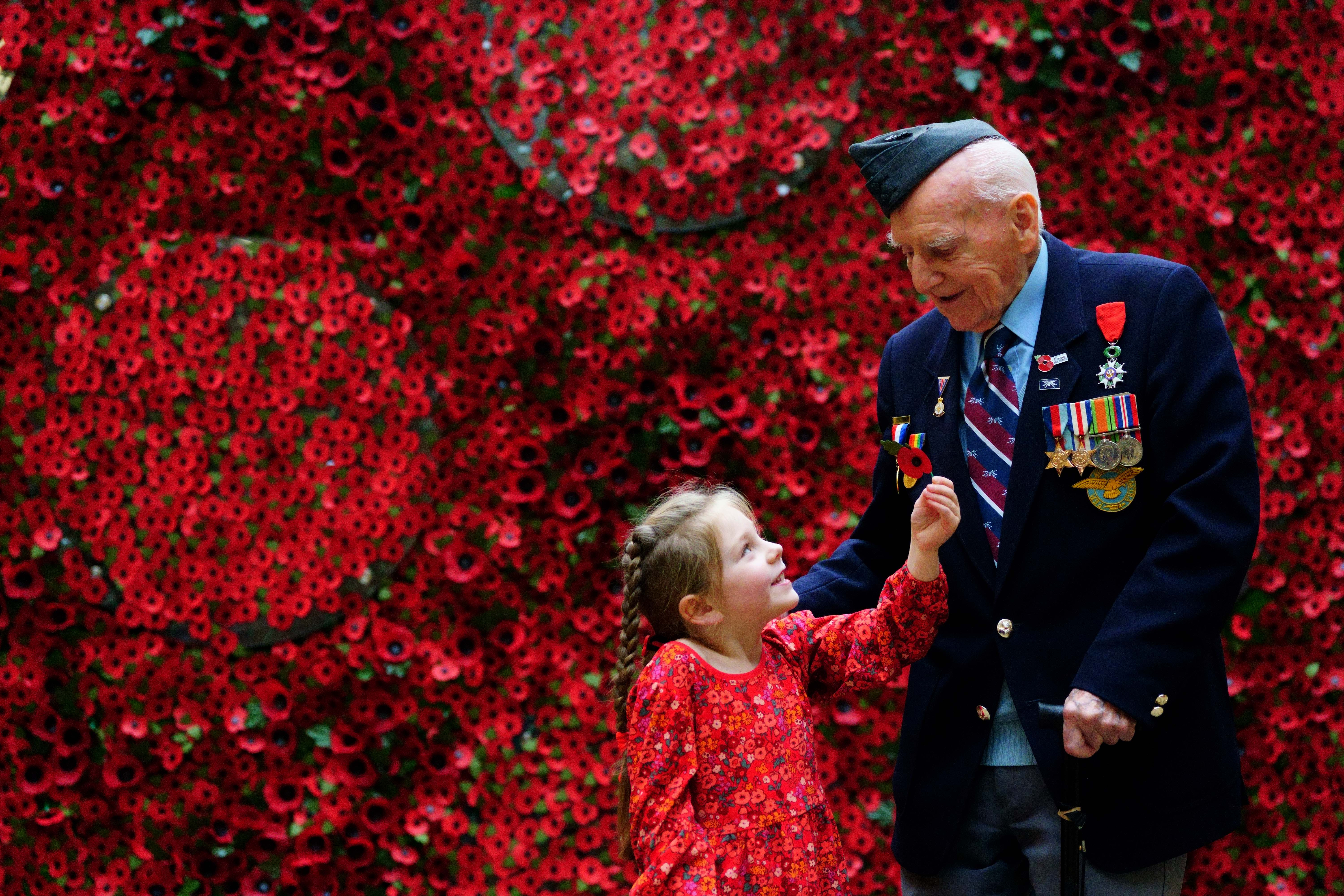 Royal British Legion Launches Annual Poppy Appeal With Wall Of Poppies ...