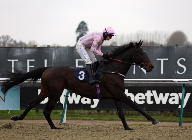 Our Jester took the valuable Winter Million bumper at Lingfield