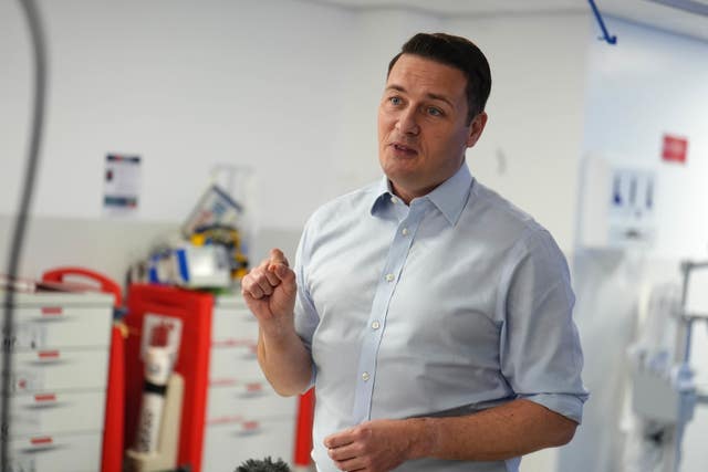 Health Secretary Wes Streeting