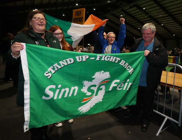 Sinn Fein supporters