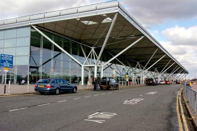 Exterior view of Stansted Airport