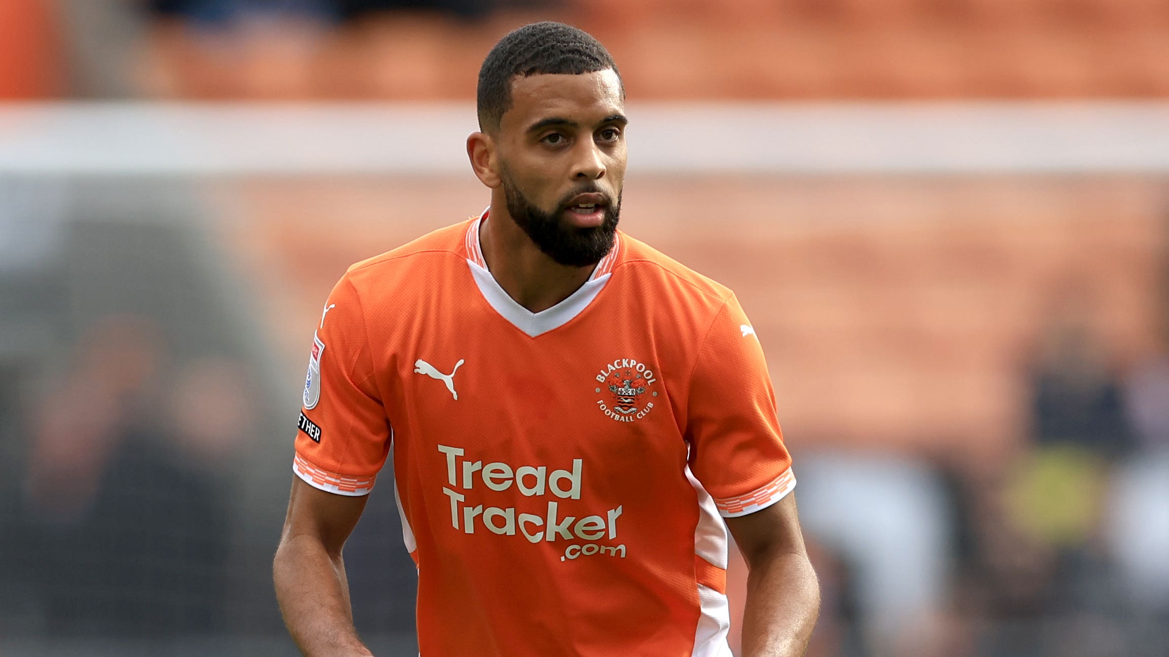 Blackpool’s CJ Hamilton was on target at Exeter (Jessica Hornby/PA)