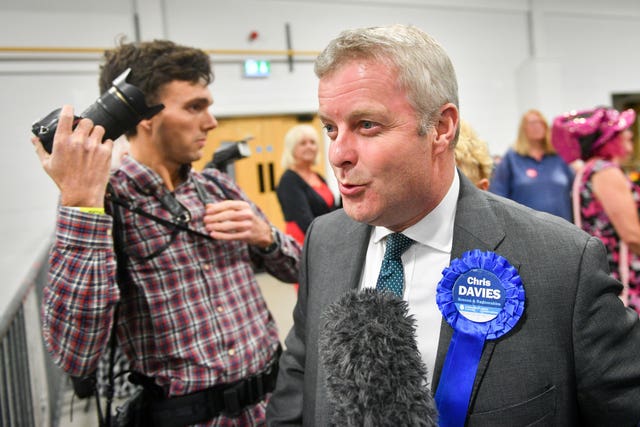 Conservative candidate Chris Davies
