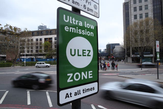 A ULEZ sign