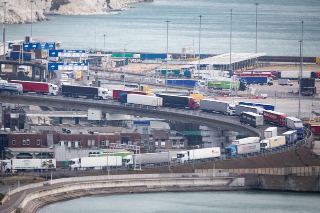 Dover port traffic