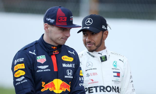 Hamilton and Verstappen battled for the drivers' championship last season.