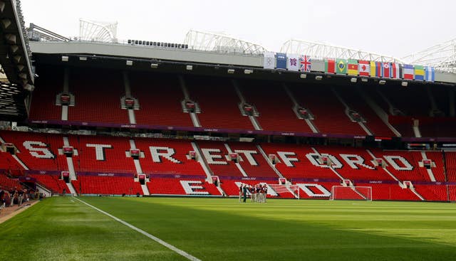 A general view of Old Trafford's Stretford End