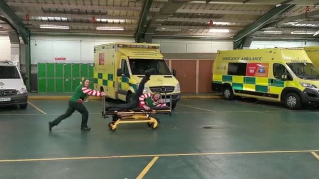 Worthing Ambulance Service Christmas video