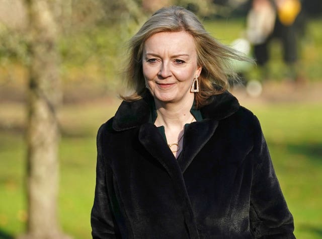 Liz Truss said private planes were available to ministers embarking on overseas trips