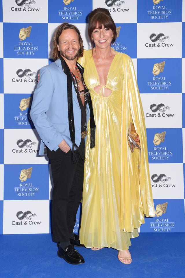 Davina McCall and husband Michael Douglas at the Royal Television Society Programme Awards
